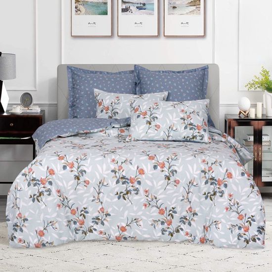 Евро комплект постельного белья Юстина сатин