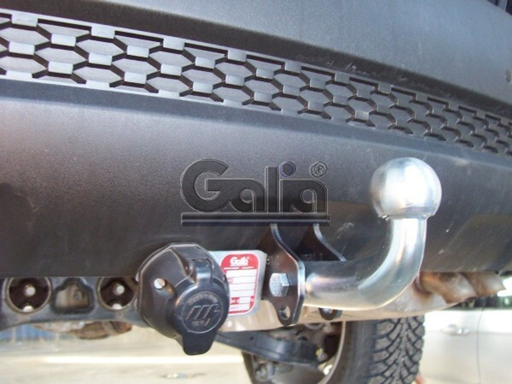 Фаркоп оцинкованный Galia H069A для Hyundai Santa Fe 2006-2012, Kia Sorento 2009-2012(паспорт и сертификат в комплекте)(без электрики)