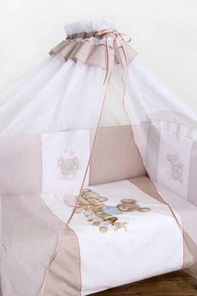 Комплект в кроватку Lappetti "Little mouse", 6 предметов