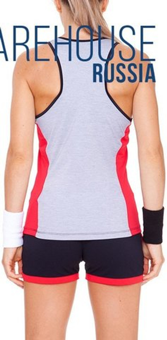 Женский топ теннисный Hydrogen Tech Star Tank Top - черный