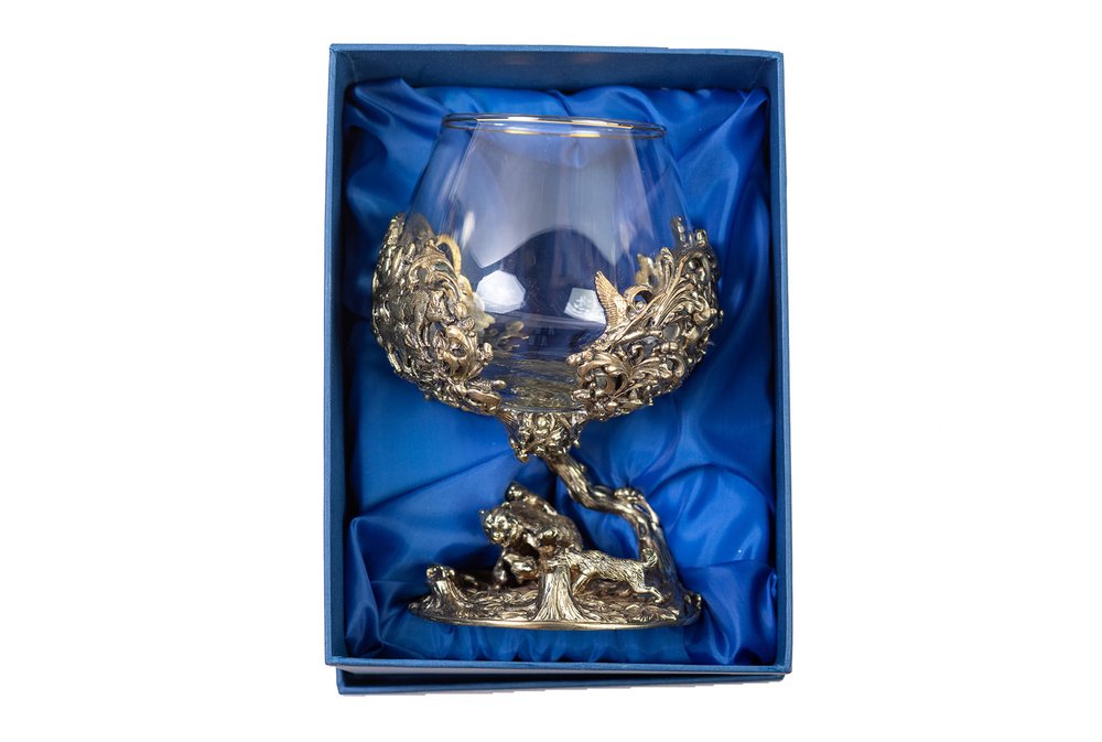 Бокал для коньяка "Охота Элит" Медведь