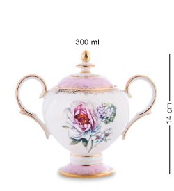 Pavone JK-125 Чайный сервиз 22 пр. на 6 перс. «Цветок Неаполя» (Fiore Napoli  )