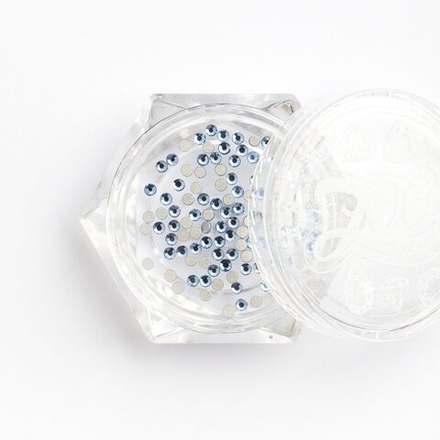 1118 Стразы стеклянные Light Blue SS3 (1,3 мм) 100 шт