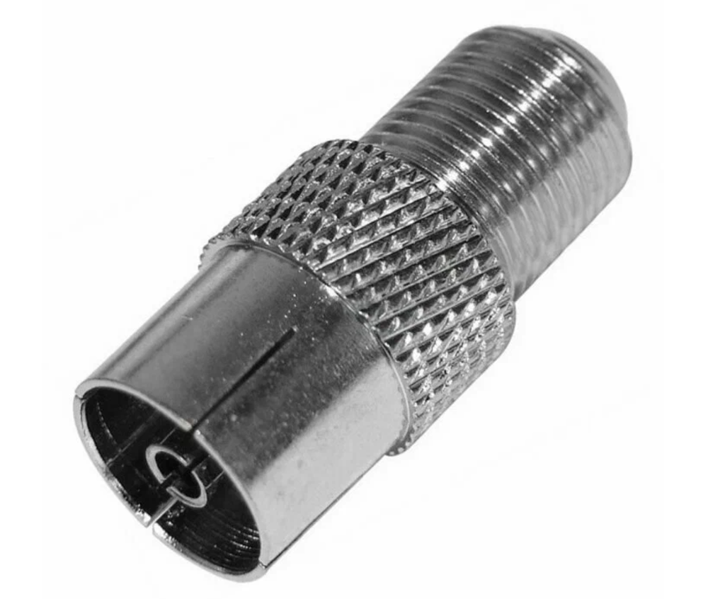 627 Переход F-гнездо-ТВ-гнездо прямой