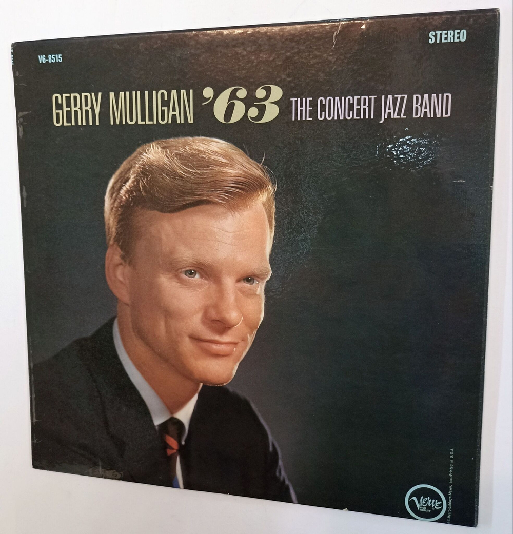 Винтажная виниловая пластинка LP The Concert Jazz Band Gerry Mulligan '63 (USA 1963)