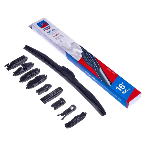 Щетка стеклоочистителя гибридная Double Force 400 мм (16") DFHY16