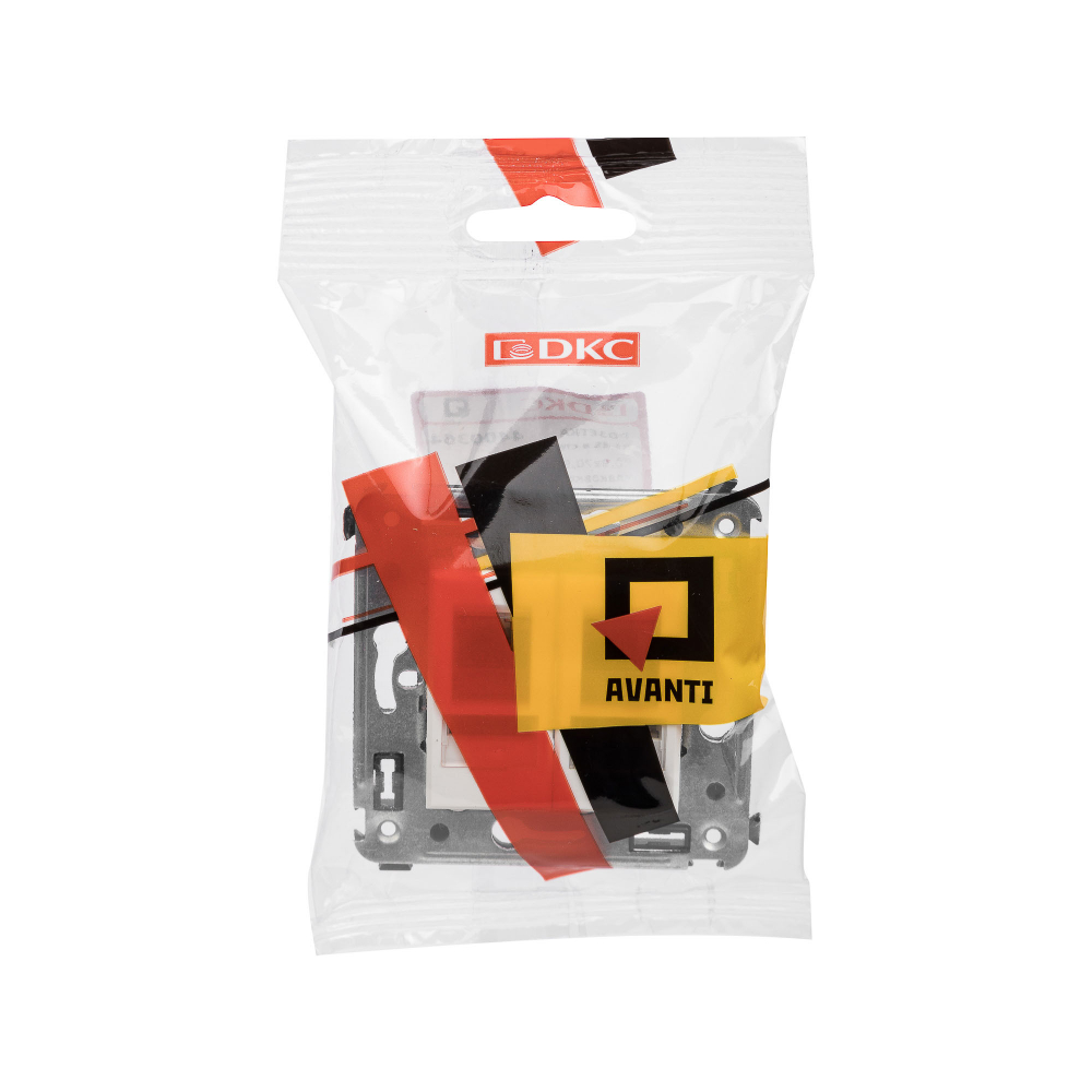 Компьютерная розетка RJ-45 в стену, кат.5e двойная экранированная, "Avanti", "Белое облако"