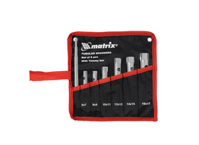 Набор ключей трубчатых торцевых Matrix 7 предметов 13719