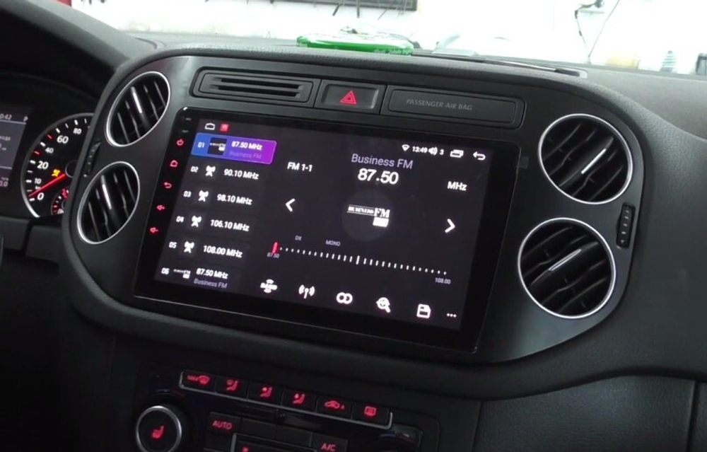 Магнитола для Volkswagen Tiguan 2011-2017 - Vomi AK380R9-MTK-LTE Android 10, 8-ядер, 4-64Гб, SIM-слот