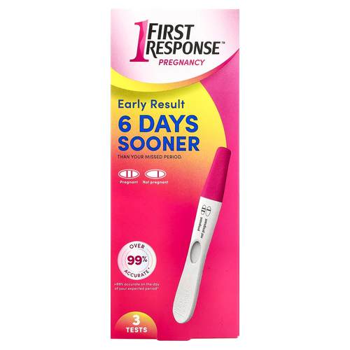 First Response, тест на беременность, ранний результат, 3 теста