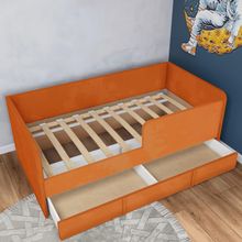 Кровать диван детская 160х80 без ящиков (милк)