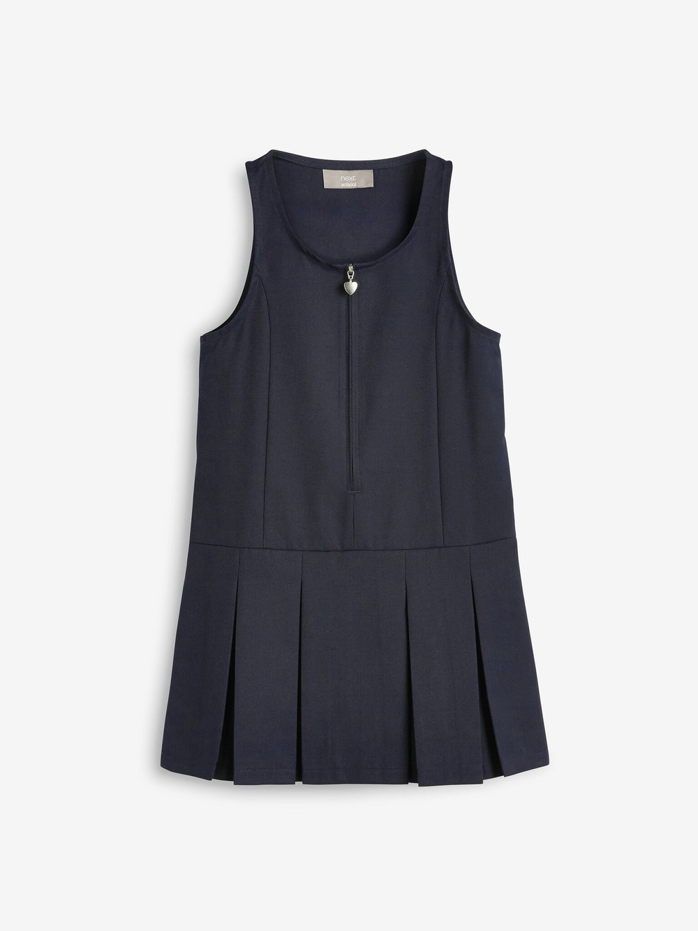 Сарафан школьный на молнии для девочки Next 321-926, Темно-синий