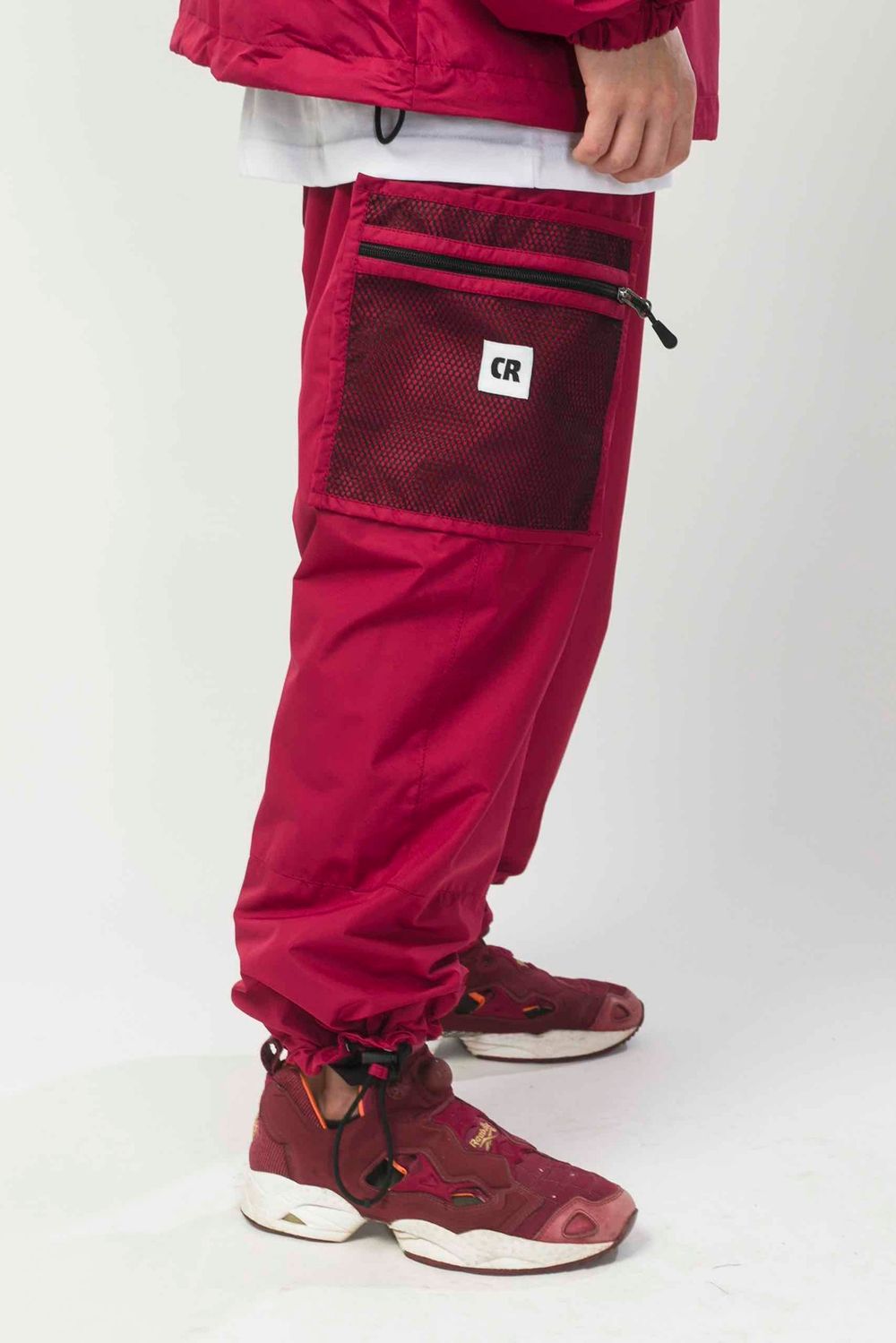 Штаны Codered Square Pants Wide бордовые