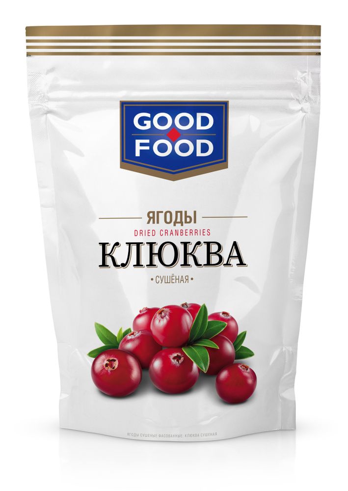 GOOD FOOD Клюква сушеная 130г