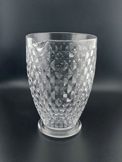 Кувшин стеклянный 1,1 л. на ножке, серия Грани