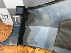 Бампер задний левая часть Skoda Karoq 17-нв Б/У Оригинал 57r807983