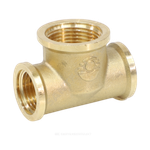 Тройник латунь переходной Ду 25х20х25 (1"х3/4"х1") ВР VALFEX VF.750.L.100.034.100