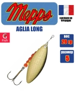 Блесна для рыбалки вращающаяся AGLIA LONG 2, Black