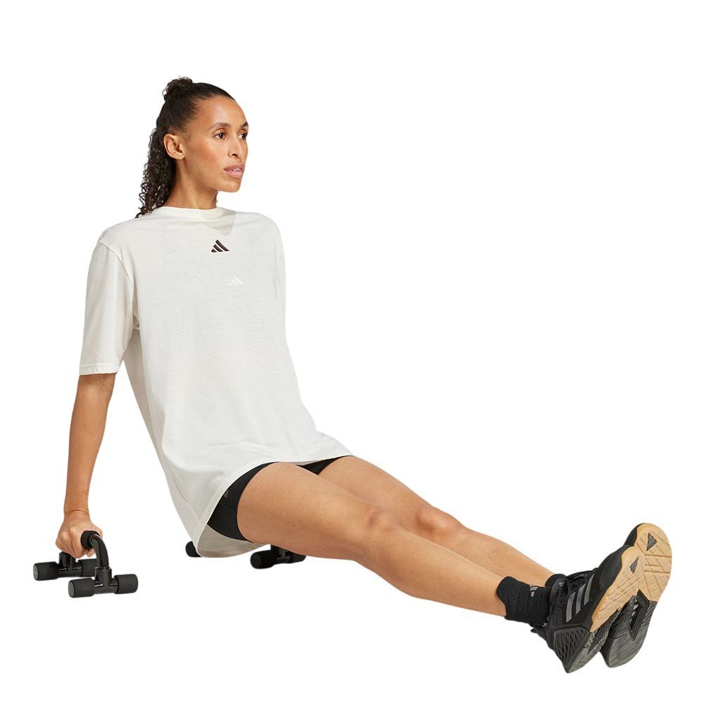 Баскетбольная женская футболка adidas Climacool One Rep at a Time Training Graphic White T-shirt