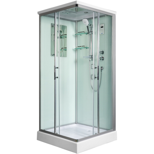 Душевая кабина WeltWasser WW500 Laine 904 90x90 10000003268 профиль Хром стекло прозрачное