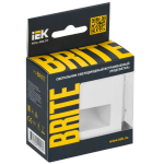Встраиваемая светодиодная подсветка IEK Brite ПЛ20-БрБ белая BR-FL20-K01
