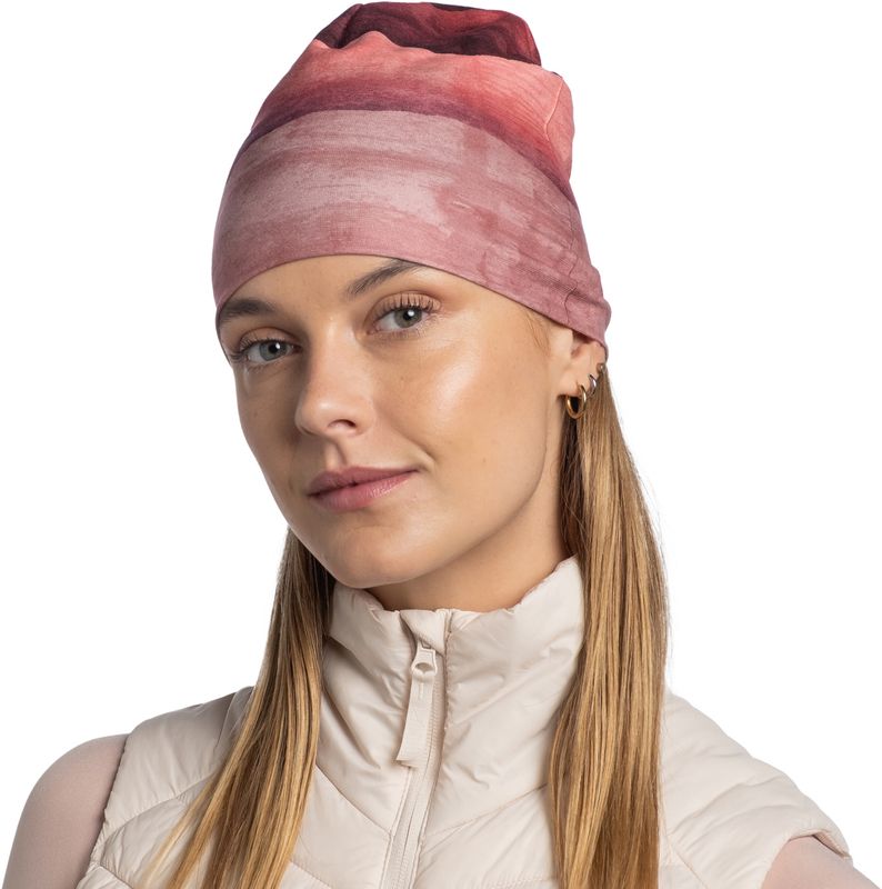 Шапка двухсторонняя Buff Ecostretch Lise Rosewood Фото 3