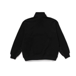 A Bathing Ape College Monogram Logo Half Zip Relax Fit Crewneck Свитшот
