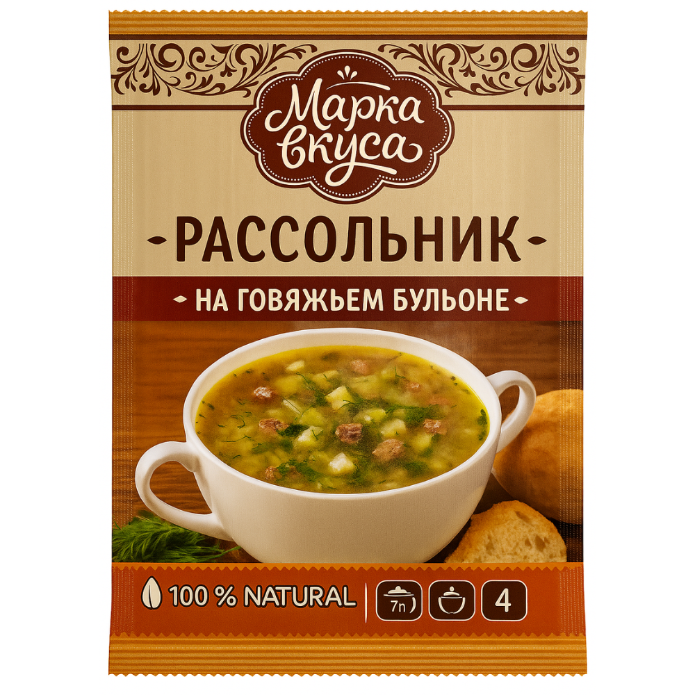 Суп Рассольник Марка Вкусов 50 гр