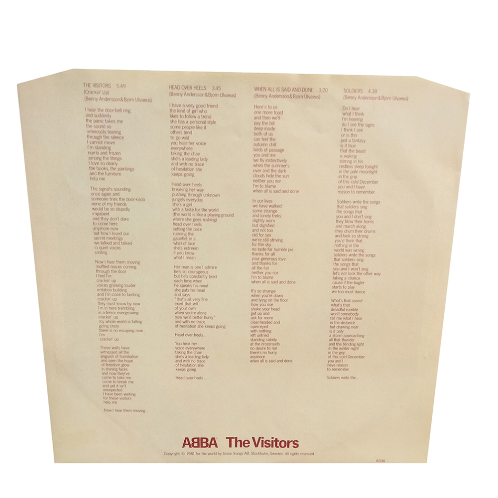 ABBA / The Visitors (LP)