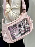 Сумка через плечо с прозрачным окошком