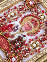 Принт-Ии70 Ткань с нанесенной авторской схемой Николай Чудотворец