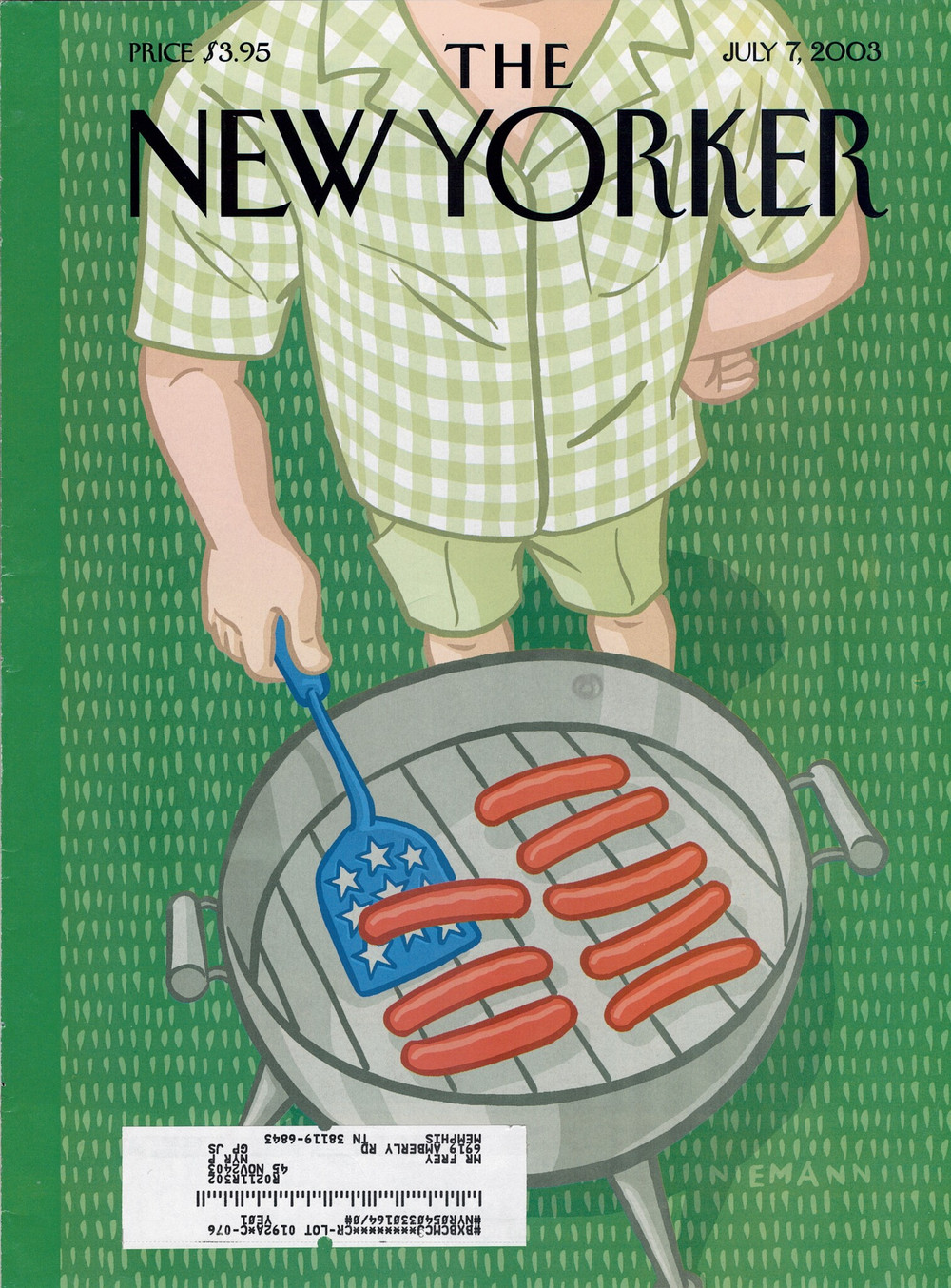 Журнал The New Yorker 07-07-2003, обложка