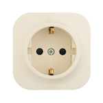 Розетка с заземлением со шторками IP20 16А 250В слоновая кость Quteo Legrand