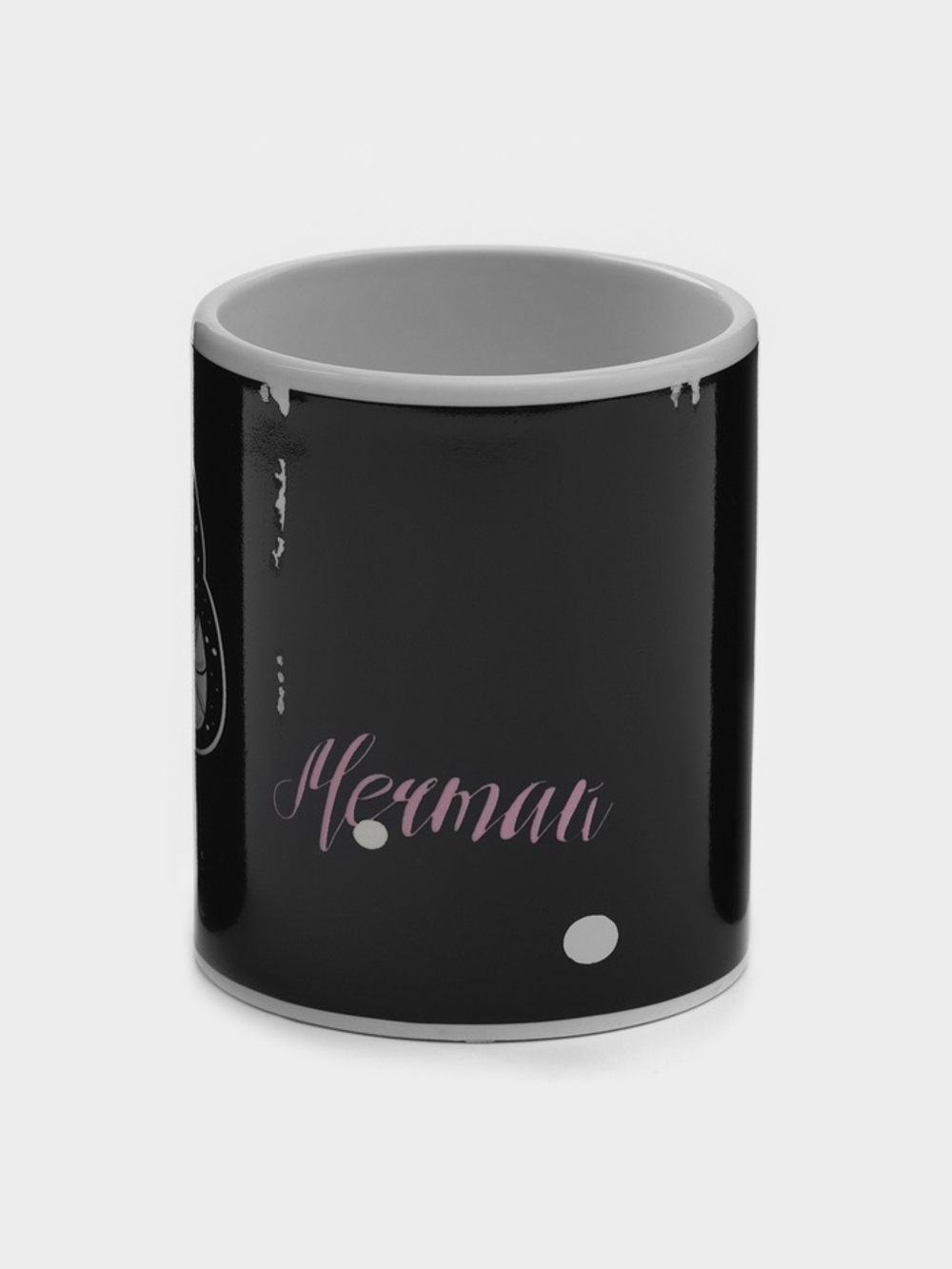 Кружка - хамелеон Доляна «Мечтай», 350 мл, керамика, бежевая