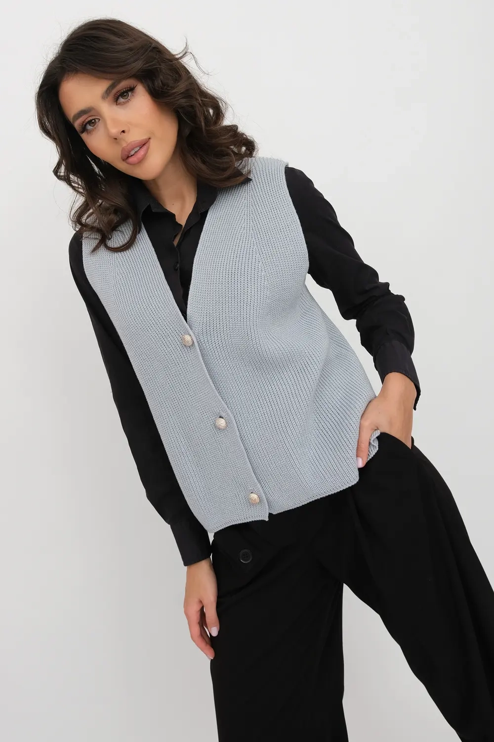 Жилет М 3319/серый