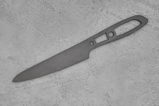 Заготовка для ножа, сталь N690Co 3,1мм. Модель "Премьер У130" с клинком 130мм, ТО 61-62HRC