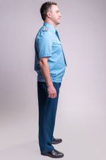 Рубашка МЧС мужская голубая, короткий рукав