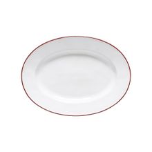 Тарелка, White, red, 30 см, ATA301-01018E(00721A)