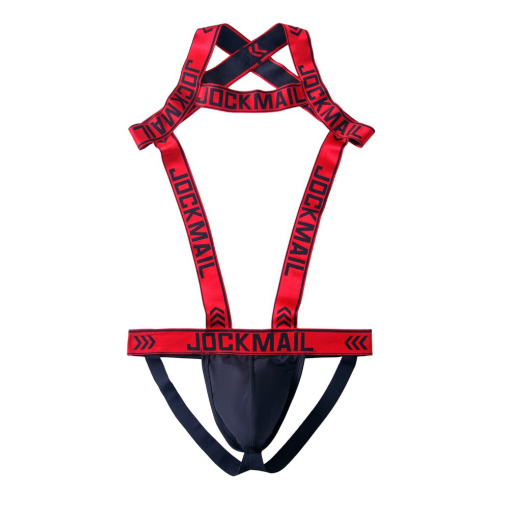 Мужская портупея красная JOCKMAIL JM913-8