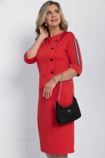 Платье Простота в деталях (красное) П12621-5 LT Collection