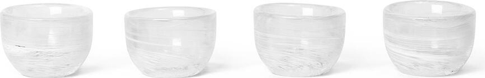 Набор подставок для яиц Ferm Living Tinta, 4 шт., белая