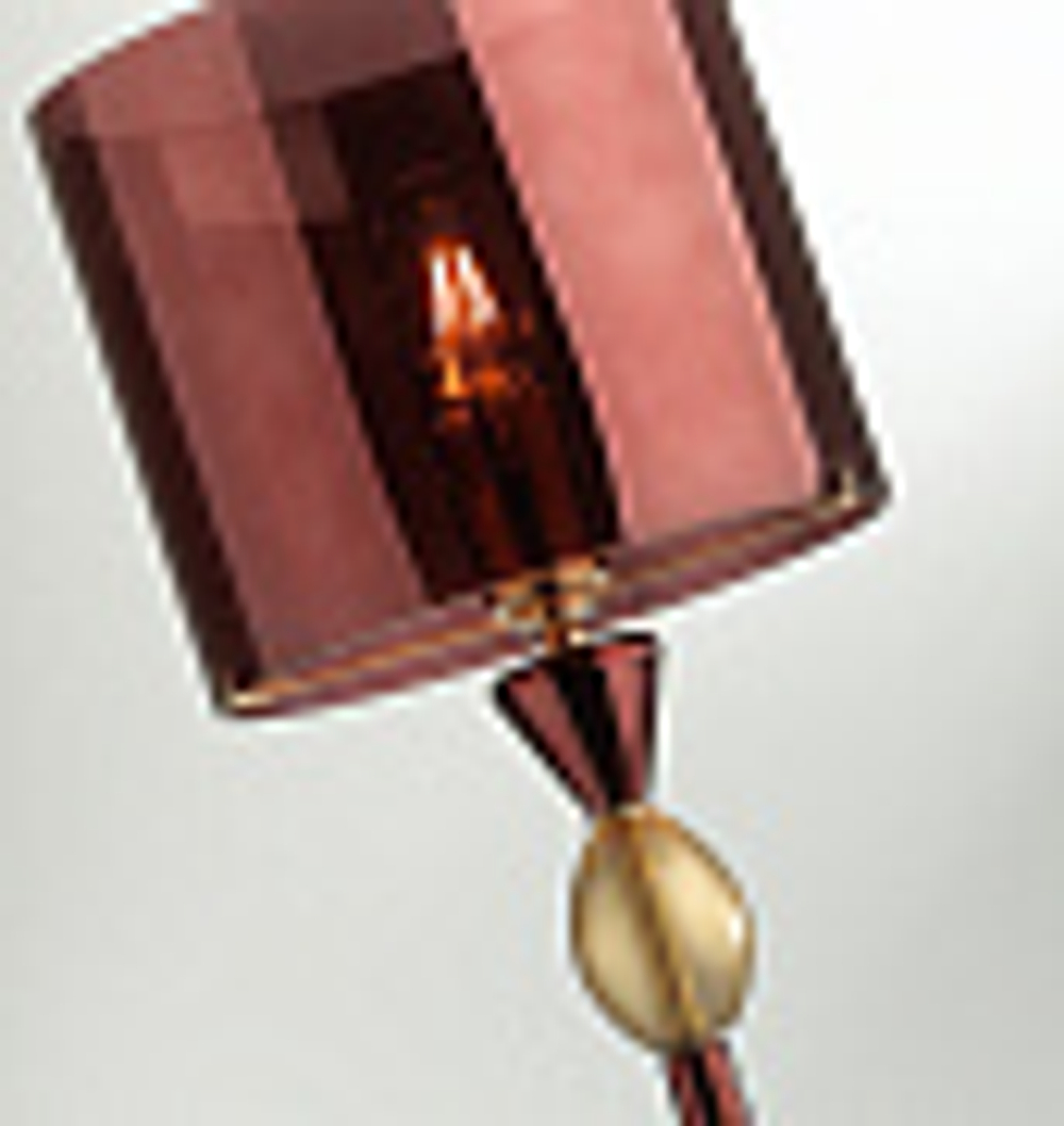 Настольная лампа Донжон Бордовый