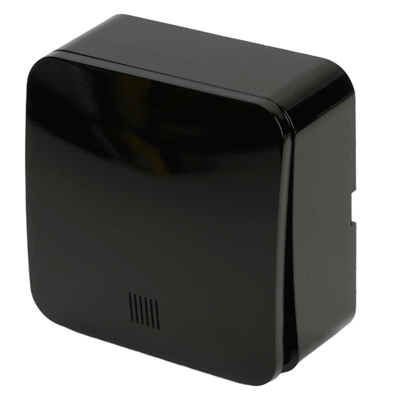 Выключатель открытой установки 1-клавишный с индикатором, STEKKER, 250В, 10А, IP20, серия София, черный, MSW10-11-20-02 49292