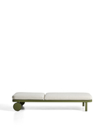 Шезлонг Kionia из зеленого алюминия