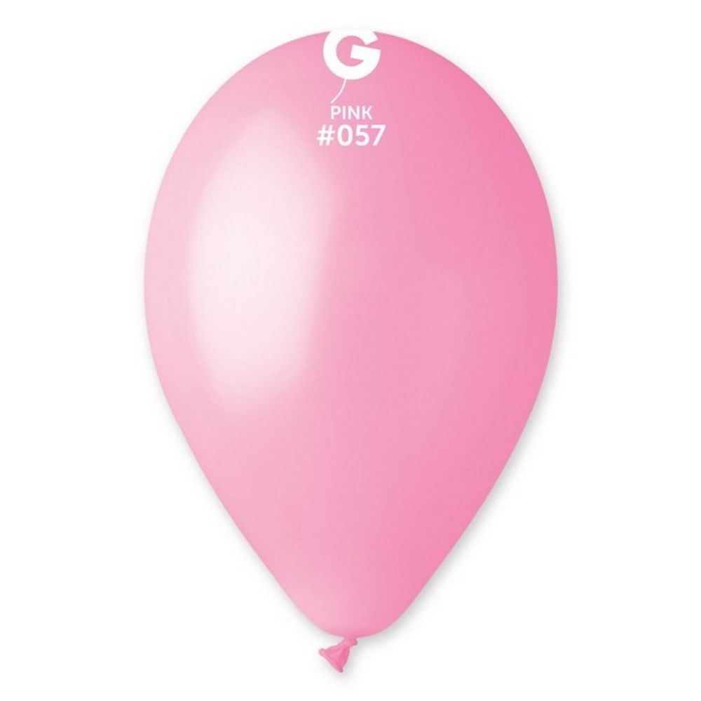Воздушные шары Gemar, цвет 057 пастель, розовый, 25 шт. размер 18&quot;