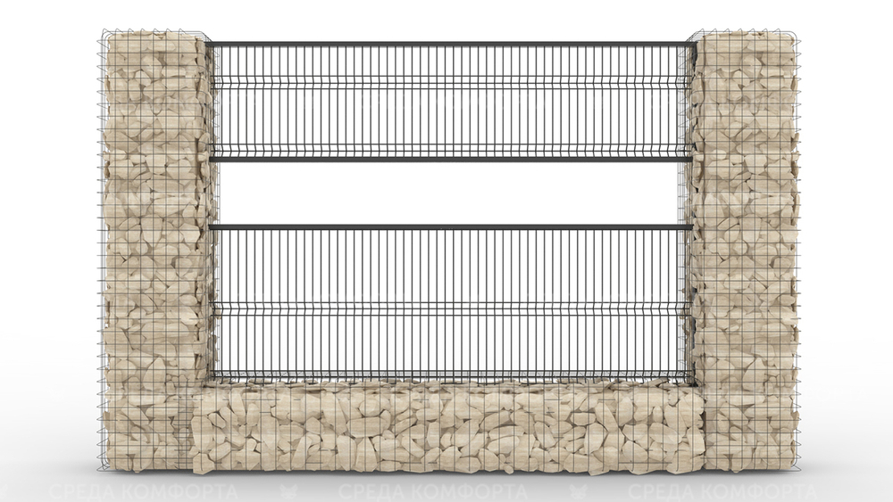 Забор 3Д ZBR0071