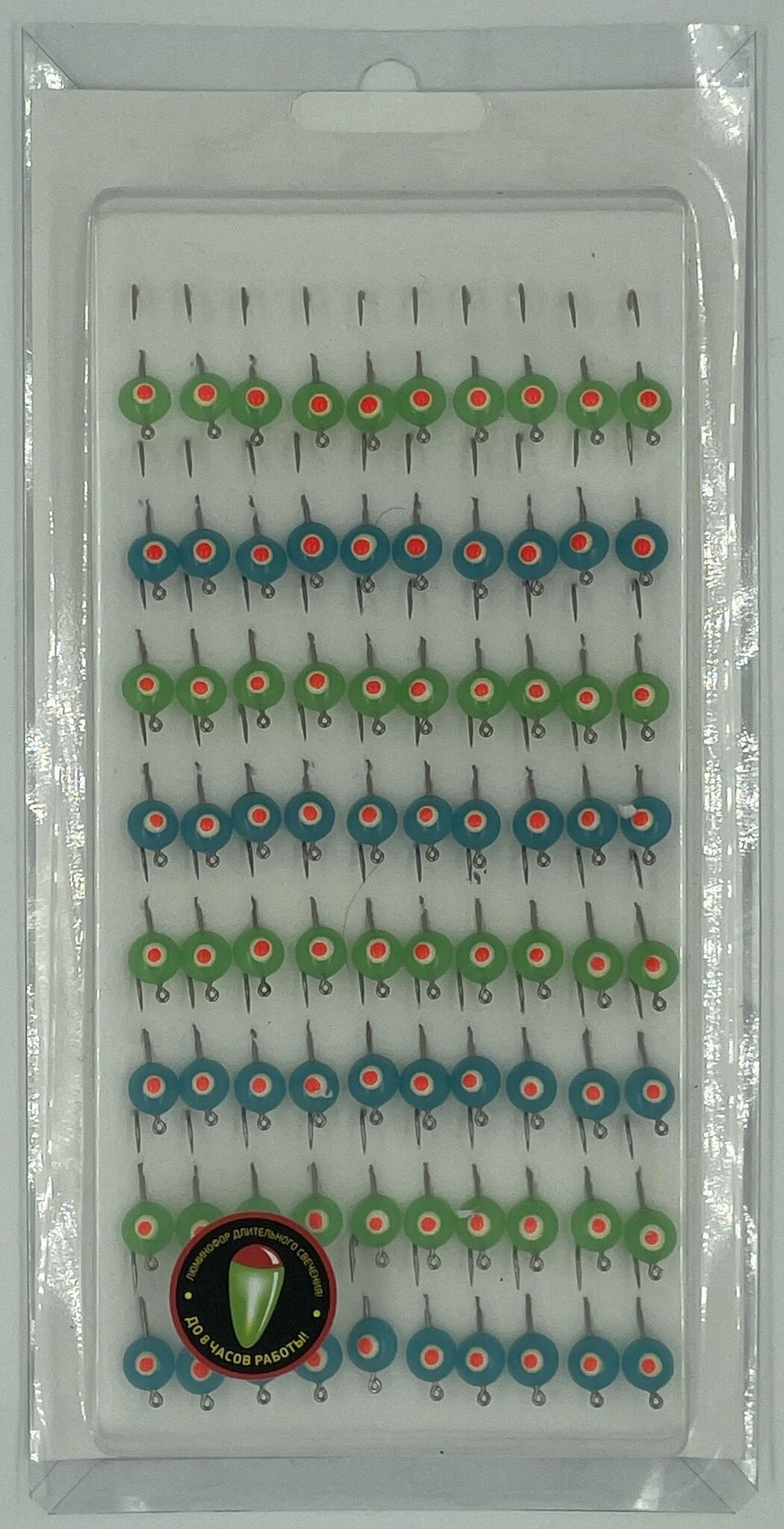 Мормышки №28 "Дробинка крупная в ассортименте" 80шт