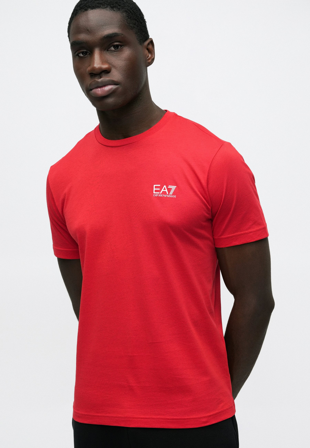 EA7 Emporio Armani UNISEX - Базовая футболка - Красный