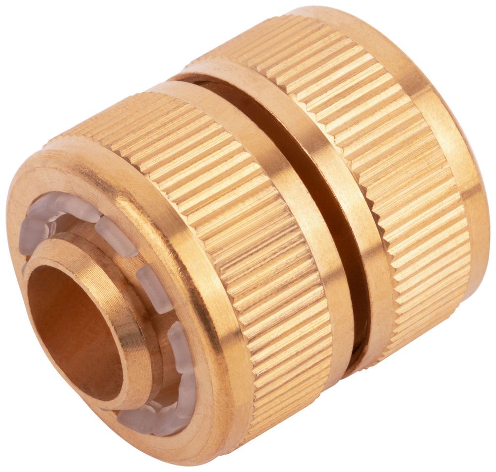 Муфта для шланга 3/4", латунь, FIT, 77451---