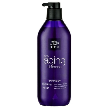 MISE EN SCENE Шампунь коллагеновый Aging care Shampoo (680 мл)